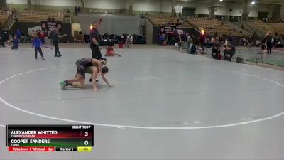 110 lbs Semifinal - Cooper Sanders, TNWA vs Alexander Whitted, Champion`s Path