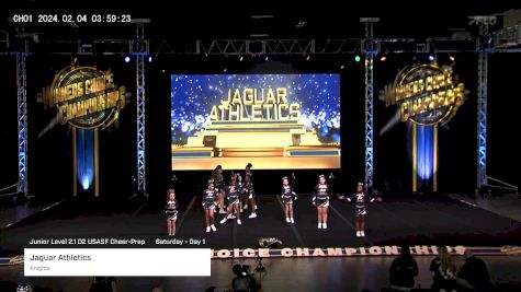 Jaguar Athletics - Knights [2024 Junior Level 2.1 D2 USASF Cheer-Prep Saturday - Day 1] 2024 Winner's Choice Championships - Ft. Lauderdale