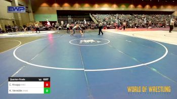 135 lbs Quarterfinal - Charlee Knapp, Middletown Wrestling Club vs Kinley Vereide, OKWA