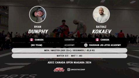 Ryan Dunphy vs Batraz Kokaev 2024 ADCC Niagara Open