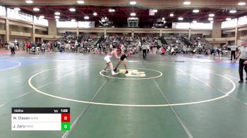 132 lbs Consi Of 8 #2 - William Clasen, Northern Highlands vs John Zero, Paramus Catholic