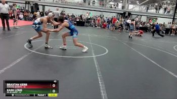 110 lbs Round 5 (6 Team) - Kash Long, PA Alliance vs Braxtan Kerr, Dueling Bandits