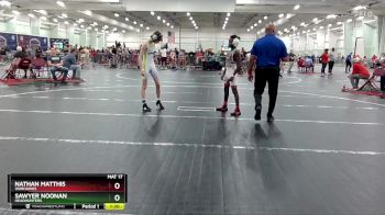 100 lbs Quarterfinal - Nathan Matthis, Warhawks vs Sawyer Noonan, Headhunters