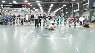 132 lbs Rr Rnd 3 - Jake Clampitt, Indiana Ares - HSB vs Alex Cuic, New Kent Wrestling Club - HSB