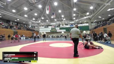 165 lbs Quarterfinal - Andre Lipford, Bonita Vista vs Liam Dodds, Point Loma