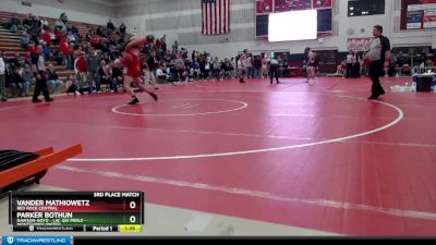 195 lbs 3rd Place Match - Vander Mathiowetz, Red Rock Central vs Parker Bothun, Dawson-Boyd - Lac Qui Parle - Montevideo United