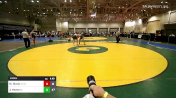 220 lbs Semifinal - Michael Diorio, MetroWest United Black vs Jared Haers, Beast Of The East