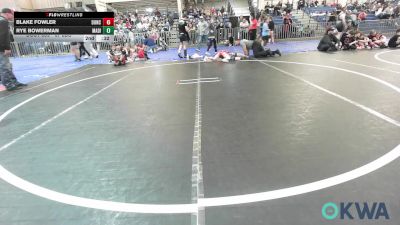 67 lbs Rr Rnd 3 - Blake Fowler, Duncan Demon Wrestling vs Rye Bowerman, Madill Takedown