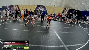 98 lbs Finals (2 Team) - Kole Wallace, Warner Elite vs Landon Sturgell, CP Wrestling