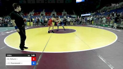 215 lbs Rnd Of 32 - Kellen Fellure, IN vs Cole Posniewski, NY