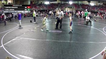 80 lbs Cons. Round 2 - Cael Crook, Syracuse Mat Club vs Carter Egbarts, Impact Wrestling Club