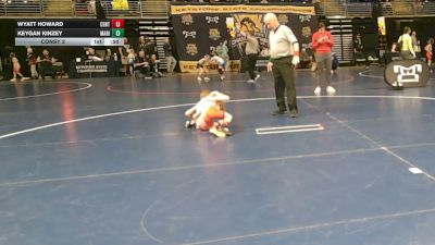 45 lbs Consy 2 - Wyatt Howard, Central York vs Keygan Kinzey, Marion Center