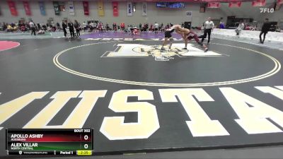 165 lbs Quarterfinal - Apollo Ashby, Augsburg vs Alex Villar, North Central