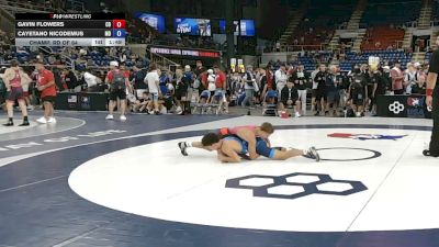 94 lbs Champ. Rd Of 64 - Gavin Flowers, Colorado vs Cayetano Nicodemus, Maryland