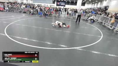 53 lbs Cons. Round 4 - Wiley Derby, Summit Wrestling Academy vs Kai Moc, Florida