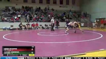 138 lbs Finals (2 Team) - Cayden Andrews, Southridge vs Aiden McGiffin, Pike Central