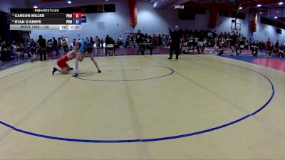 126 lbs Cons. Semi - Carson Miller, Great Neck Wrestling Club vs Ryan O`Keefe, Virginia Team Predator