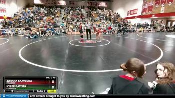 130 lbs Cons. Semi - Johana Saavedra, Evanston vs Kylee Batista, Kemmerer