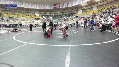 90 lbs Quarterfinal - Grayson Brewer, Gentry Youth Organization Wrestling vs Uriah Miller, Saints Wrestling Club