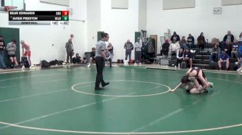 140 lbs Semifinal - Jasen Preston, McAdory Middle School vs Bear Edwards, Simmons Middle School