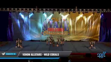 Venom Allstars - Wild Corals [2021 L1 Youth - D2 - Small Day 2] 2021 The STATE DI & DII Championships