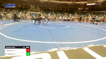 160 lbs Quarterfinal - Tyler Britton, Raw Wrestling Club vs Blake Jackson, Tulsa Blue T Panthers
