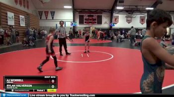 1 lbs Round 2 - Aj Worrell, WBNDD vs Rylan Halverson, Moyer Elite