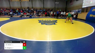 288 lbs Round Of 32 - Gary Avila, Bullard vs Nate Gregory, St. Edward (OH)