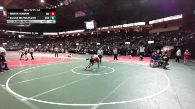 122 lbs Cons. Round 3 - Drake Martin, AHL1 vs Lucas Mlynarczyk, WSW1