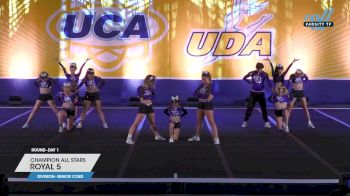 Champion All Stars - Royal 5 [2024 L5 Senior Coed Day 1] 2024 UCA Sandy Fall Classic