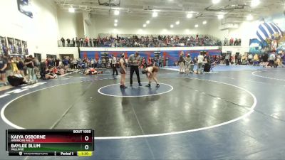 126 lbs Cons. Round 1 - Kaiya Osborne, American Falls vs Baylee Blum, Vallivue