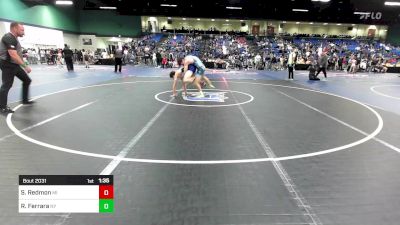 132 lbs Round Of 128 - Stone Redmon, MI vs Ryan Ferrara, NY