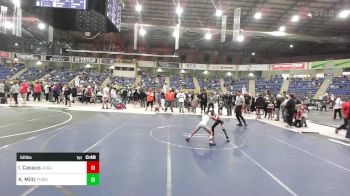 50 lbs Quarterfinal - Izrael Casaus, Juggernaut WC vs Kaleb Millz, Pomona Elite