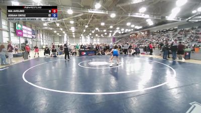 U20 Women - 50 lbs Champ. Round 2 - Nia Avelino, ID vs Josiah Ortiz, KS