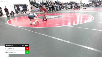 175 lbs Round Of 16 - Jayden Colon, Bristol Central vs Griffin Humes, Simsbury