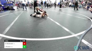 52 lbs Consi Of 8 #1 - August Mcdonald, Elgin Wrestling vs Ira Primm, Shelton Wrestling Academy