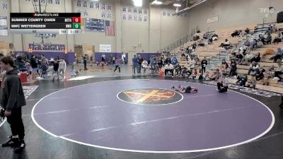 60 lbs Round 5 (8 Team) - NWC Wettergren, Nolensville Wrestling Club vs Sumner County Owen, Middle Tennessee Free Agents