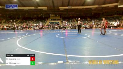 96 lbs Quarterfinal - Gabriel Jaxon Medrano, Gracie Barra Westchase vs Ashur Whitmer, Big Game Wrestling Club