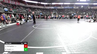 78 lbs 7th Place - Hayden Rathgeber, East Kansas Eagles vs Regan Yundt, Pioneer Grappling Academy