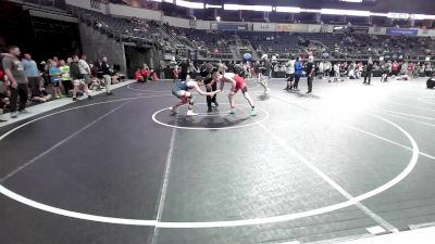 140 lbs 5th Place - Emory Crawford, El Dorado Springs vs Hayden Bell, North Desoto Wrestling Academy