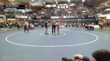 155 lbs 3rd Place Match - Willow LaCrone, Humboldt HS vs Johnna Ebner, Phillipsburg HS