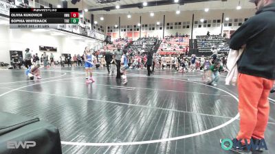 91 lbs Rr Rnd 2 - OLIVIA KUKOVICH, HURRICANE WRESTLING ACADEMY vs Sophia Whitenack, Tiger Trained Wrestling