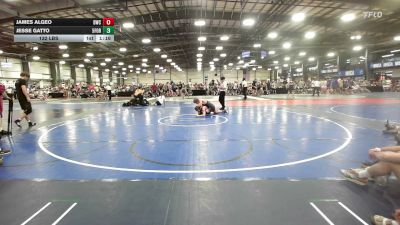 132 lbs Rr Rnd 3 - James Algeo, Doughboy Gold - HSB vs Jesse Gatto, 5forty Brawlers - HSB