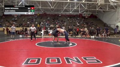 184 lbs Cons. Round 1 - Derek Richards, Moorpark CCC vs Alex Cabral, Lemoore College