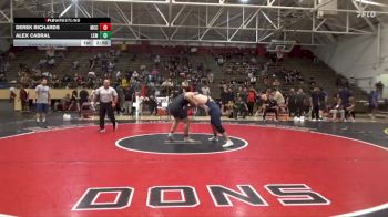 184 lbs Cons. Round 1 - Derek Richards, Moorpark CCC vs Alex Cabral, Lemoore College