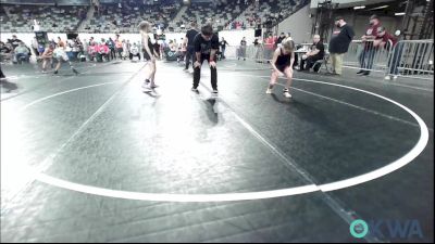 70 lbs Quarterfinal - Laneigh Jo Cartwright, Midwest City Bombers vs Collins Mcclendon, Viking Wrestling Club