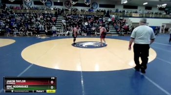 215 lbs Champ. Round 1 - Eric Rodriguez, Arcadia vs Jakob Taylor, Flambeau