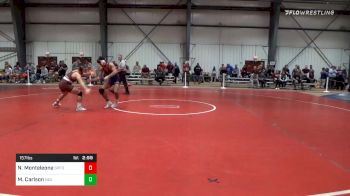 157 lbs Consolation - Nick Monteleone, Springfield vs Mannash Carlson, New England College