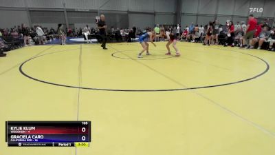 105 lbs Round 1 (8 Team) - Kylie Klum, Wisconsin vs Graciela Caro, California Red