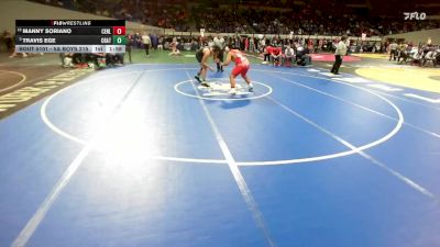 5A Boys 215 lbs Champ. Round 1 - Travis Ege, Crater Boys vs Manny Soriano, Centennial Boys